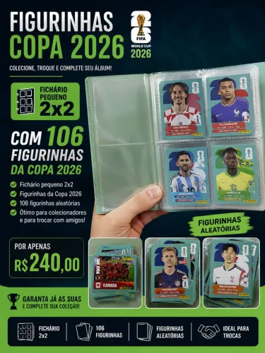 FIGURINHAS COPA DO MUNDO 2026 - ALEATÓRIAS
