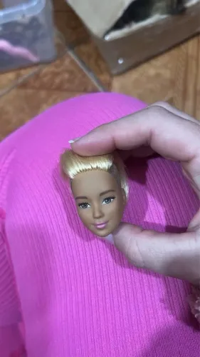 Cabeça fashionista moicano Léa