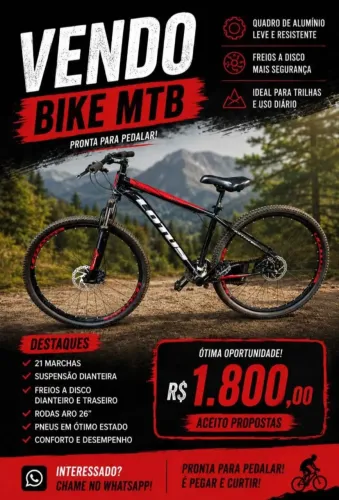 Bicicleta! Aceito propostas!