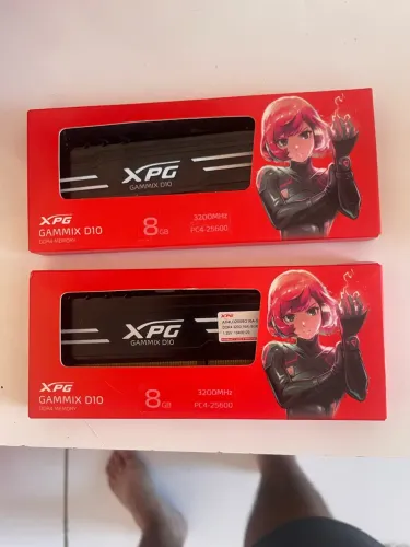 2 PENTE MEMORIA RAM XPG 8GB 3200hz