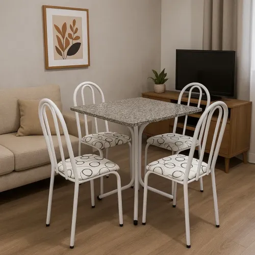 Conjunto de mesa com entrega e montagem grátis ! 