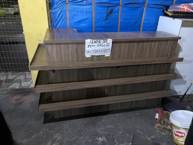 Vendo balcão lateral mdf