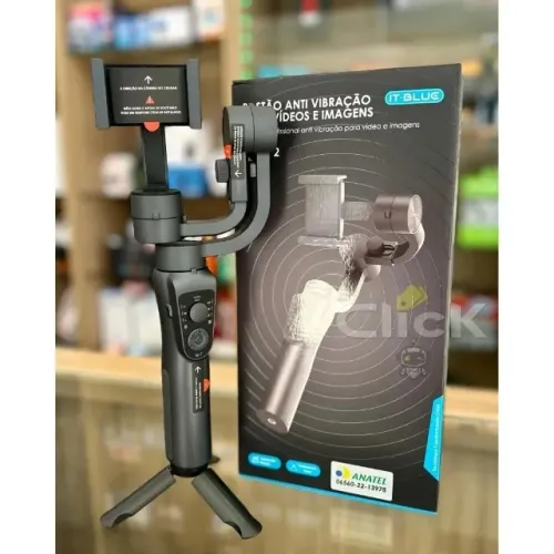 Estabilizador Gimbal Anti Vibração Para Vídeos E Imagens It-Blue LE-3902