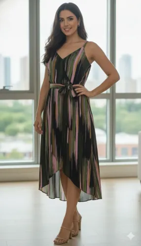 TVZ VESTIDO MIDI FORRADO TAM 44