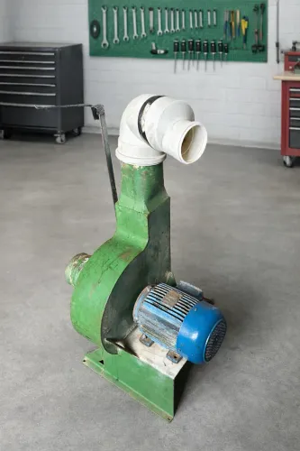 Ventilador Centrífugo / Soprador de Aspiração (com motor elétrico)