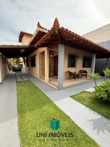 Residência de Luxo 5 quartos à venda em Guarapari - Porteira Fechada e Lazer Completo!