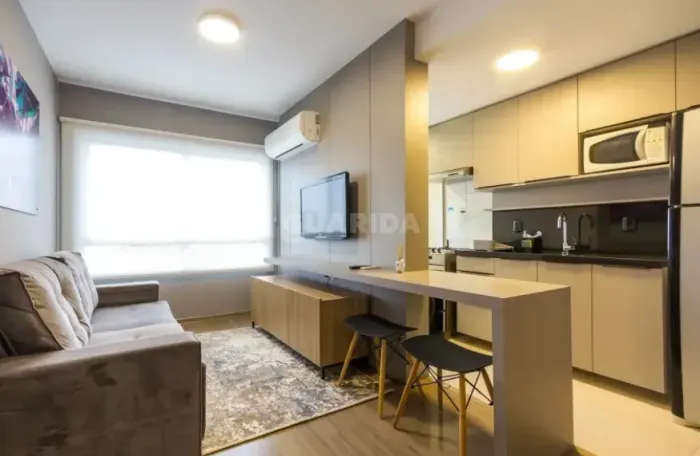 Apartamento para aluguel, 1 quarto, 1 suíte, 2 vagas, Cidade Baixa - Porto Alegre/RS