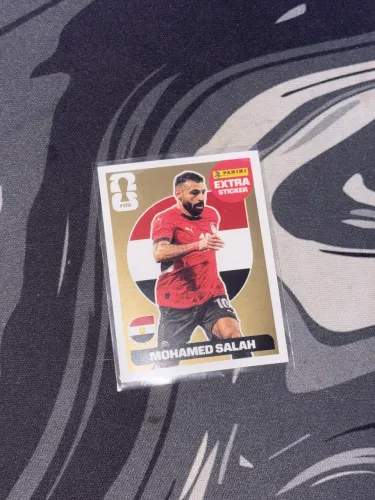 Figurinha Extra Sticker Salah Dourado 2026