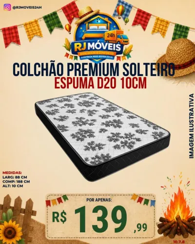 Colchão solteiro pra cama box