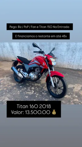 Titan 160 / Ano: 2018