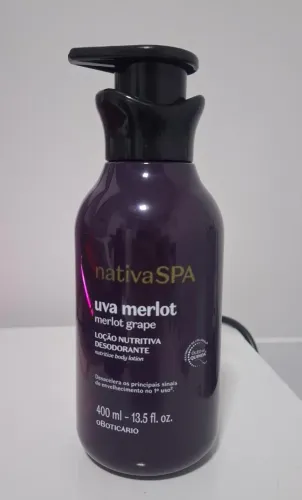 Hidratante Nativa SPA 400ml | Uva Merlot e Orquídea Noire | Original