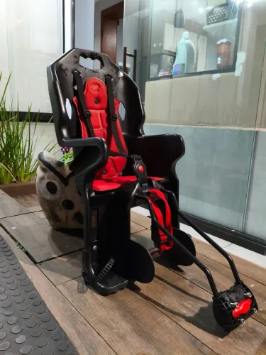 Cadeirinha Infantil Polisport para Bicicleta Traseira Até 22kg