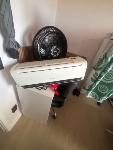 Split mideia de 7000btus com vazamento de gás