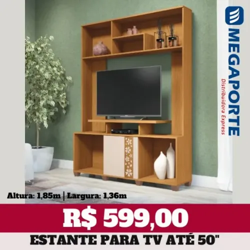 Estante para Televisão até 50" (Novo) Entrega Grátis! 