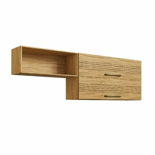 Armario Aereo Carmenere com Nicho, 100% MDF - Rio Doce