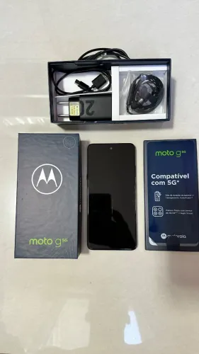 Celular Motorola Moto G 5g Preto Impecável Caixa Original Impecável