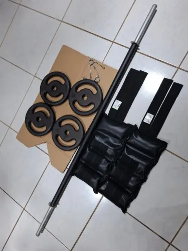 Kit Musculação Completo (Venda Separada ou Kit com Desconto)