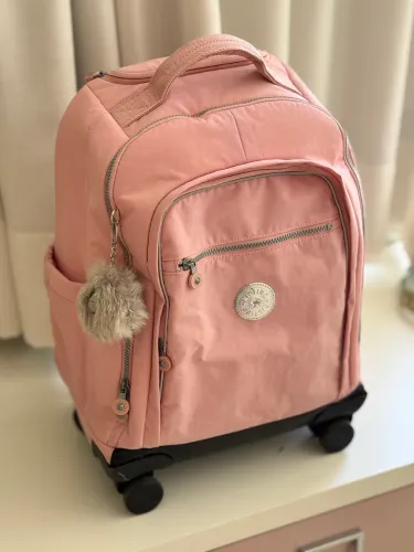 Mochila de rodinhas zea Kipling bridal rose