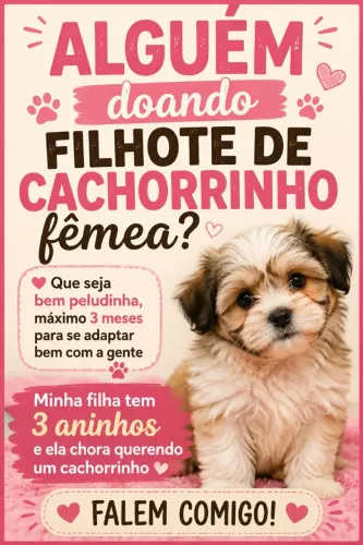 Doação cachorrinha