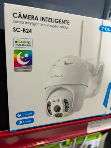 Câmera a prova d´água com aplicativo
