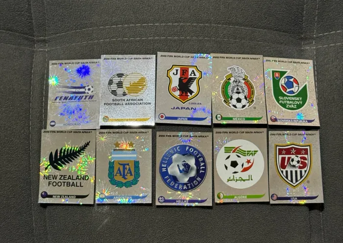 Figurinhas Brilhantes Copa do Mundo de 2010