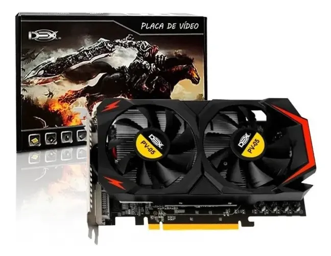 GTX 550 Ti 1GB Dual Fan - Roda GTA V / Valorant / CS2 - Barata