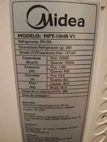 Ar condicionado portátil 1500 btus