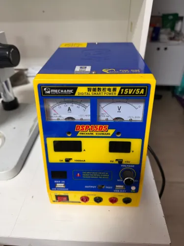 Fonte de bancada carregador de baterias mechanic dep15d5 