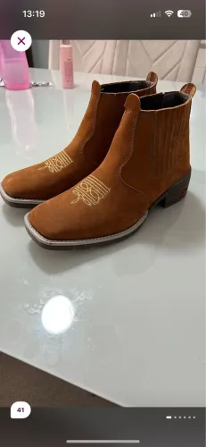 Bota Texana Couro 