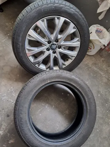Roda + 2 pneus pirelli scorpion Ht 225/60 R18