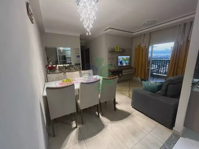 Apartamento para venda possui 80 metros quadrados com 3 quartos em Vila Machado - Jacareí