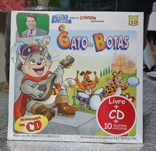 Gato de Botas - Silvio Santos para as Crianças | Livro + CDs