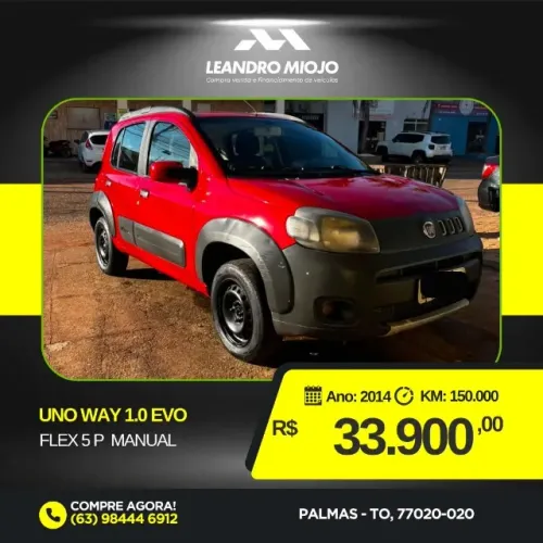 Fiat Uno WAY 1.0 EVO Fire Flex 8V 5P 2014