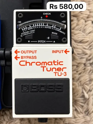 Pedal BOSS TU-3 Chromatic Tuner - Afinador Cromático Original