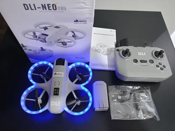 Drone DLI Neo com Câmera e WIFI FPV  + 2 Baterias ! Produto Novo ! 