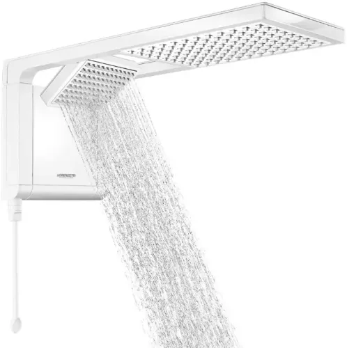 Chuveiro Acqua duo eletrônico lorenzetti 127v 5500w branco cromado