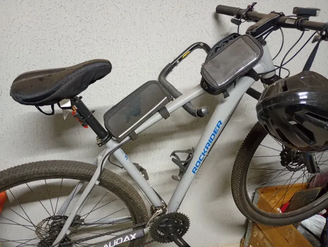 Bicicleta Rockrider ST 520 - Parcelo na máquina