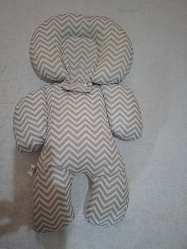 Almofada Para Bebê Conforto Universal 100% Algodão + Protetor