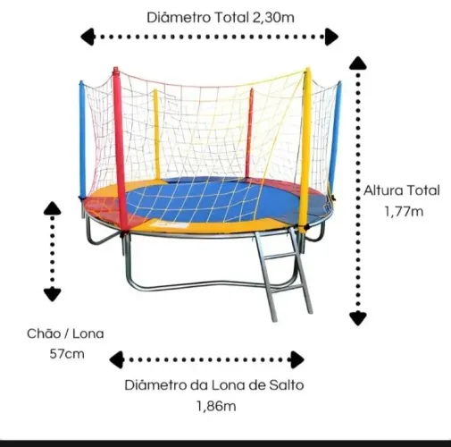 Cama Elástica Pula Pula