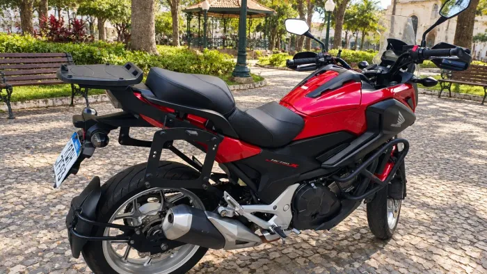 Nc750 2021 zera e pronta pra viajar