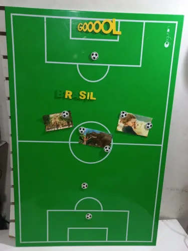 Painel porta fotos campo de futebol 60x90