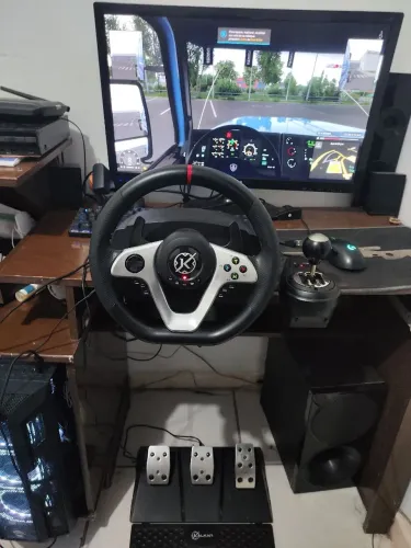 ? KALKAN G500 - VOLANTE PARA SIMULADOR | COMPLETO E IMERSIVO