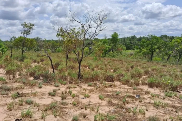 Vendo ou troco em moto lote no comunidade de São Pedro medindo 10x60 *