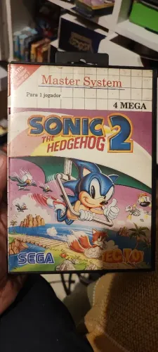 Sonic 2 Master System, original com caixa