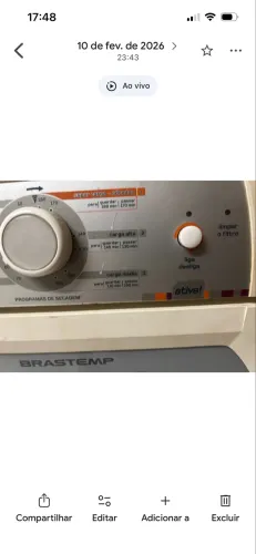 Máquina secar Brastemp 