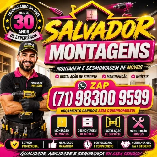 Montador de móveis experiente