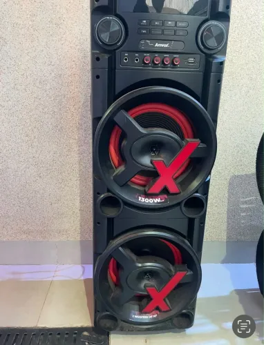 Caixa de som amvox 1300w