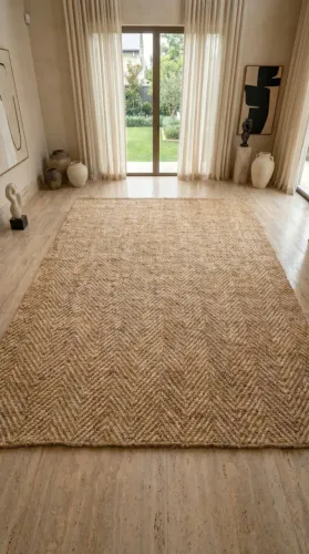 Tapete Algodão e Sisal Importado