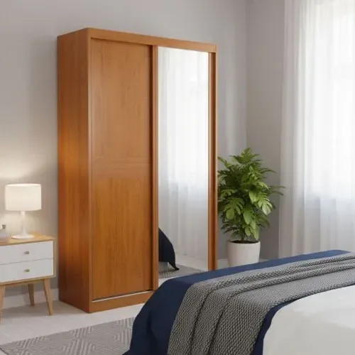 Promoção Roupeiro MdF 2 portas Ônix 136cm (Novo Direto da Fábrica)
