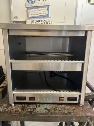 Estufa Aquecida Profissional de 2 Andares em Inox - Controle Digital